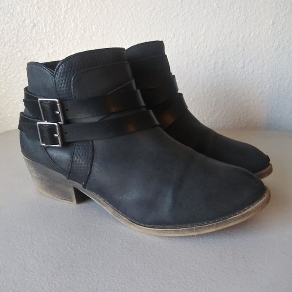 Jellypop women's size 7.5 black and brown ankle boots
